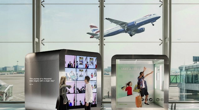 We elevated passenger experiences at Amsterdam Schiphol Airport. Our pop-up design offered airports, brands, and operators a perfect opportunity to share their stories with thousands of consumers in minutes. Design by Studio Königshausen.